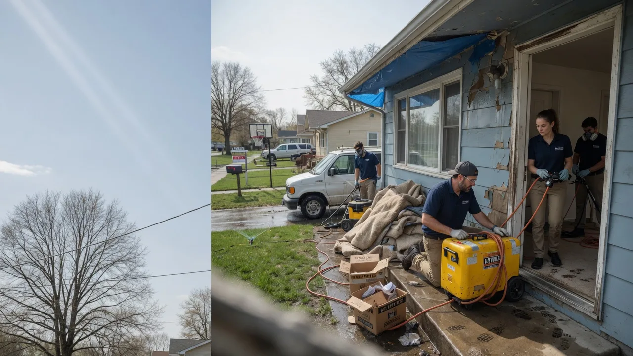 Basement Flood Cleanup in Illinois near me